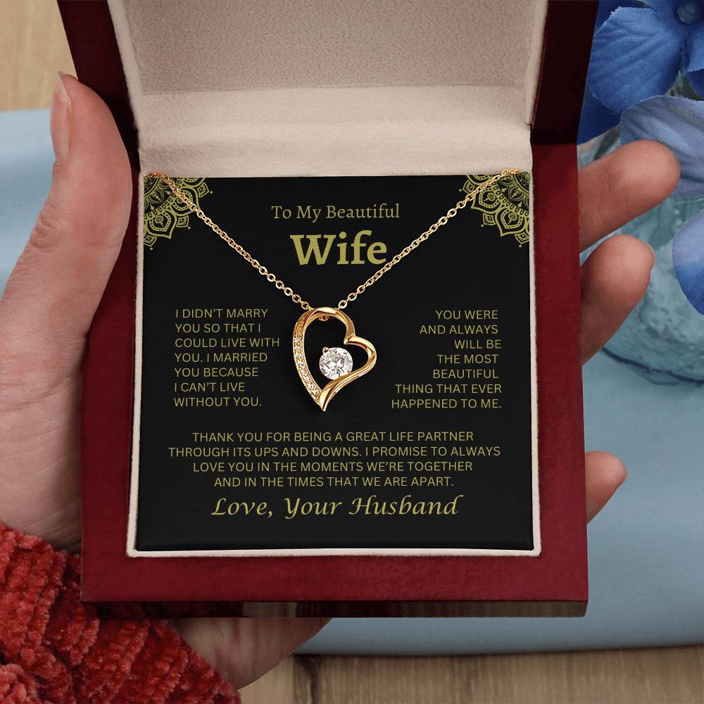 My Wife Forever Love Necklace