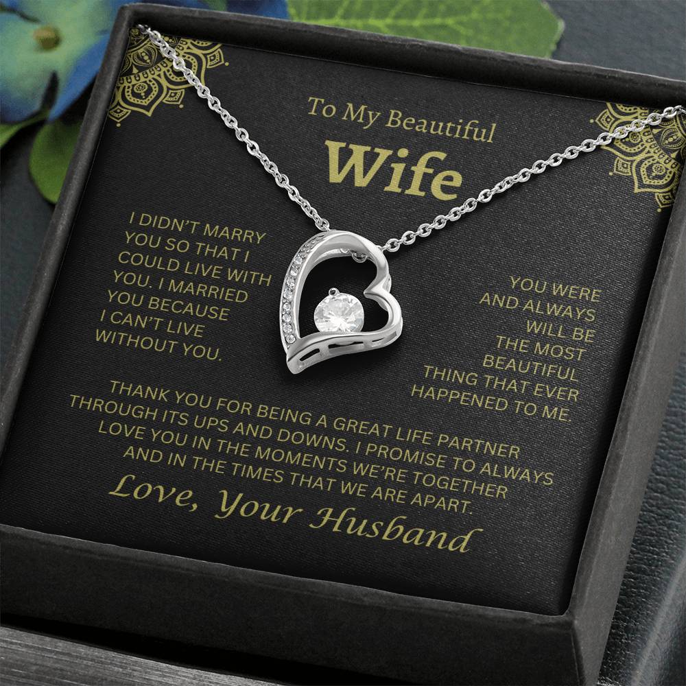 My Wife Forever Love Necklace