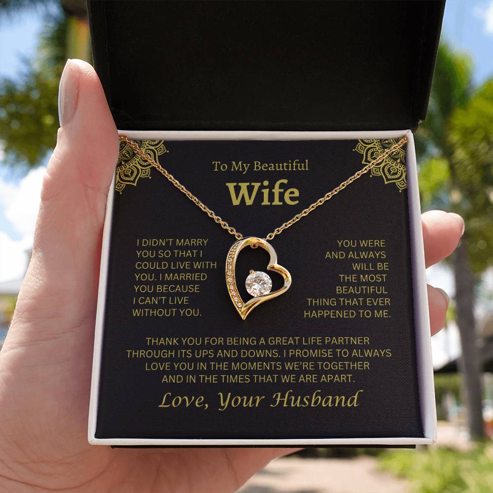 My Wife Forever Love Necklace